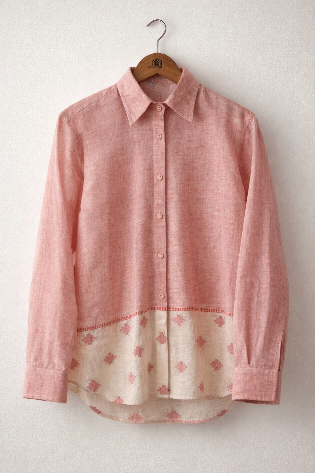 Artisan Scroll Cotton Shirt