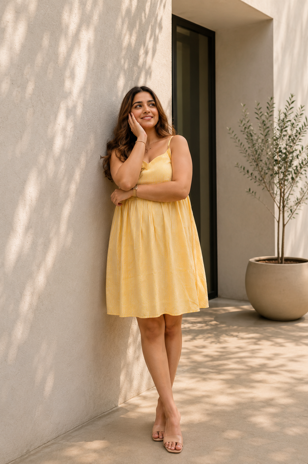 Mellow Yellow Mini Dress