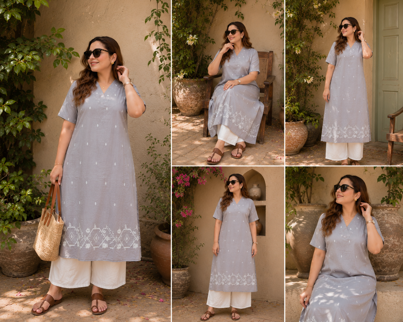 Evara Jamdani Set