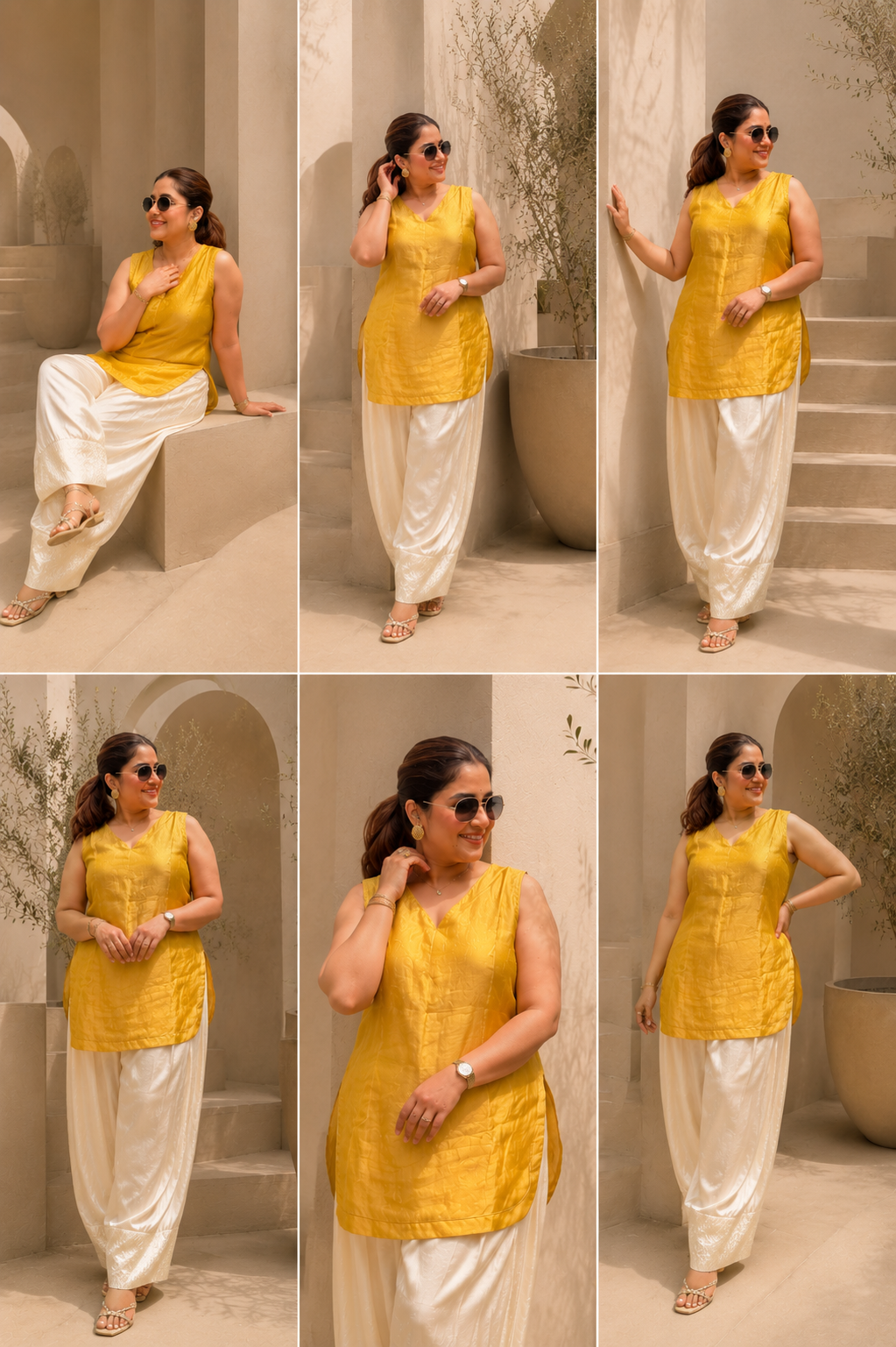 Nooré – Pure Silk Farshi Set