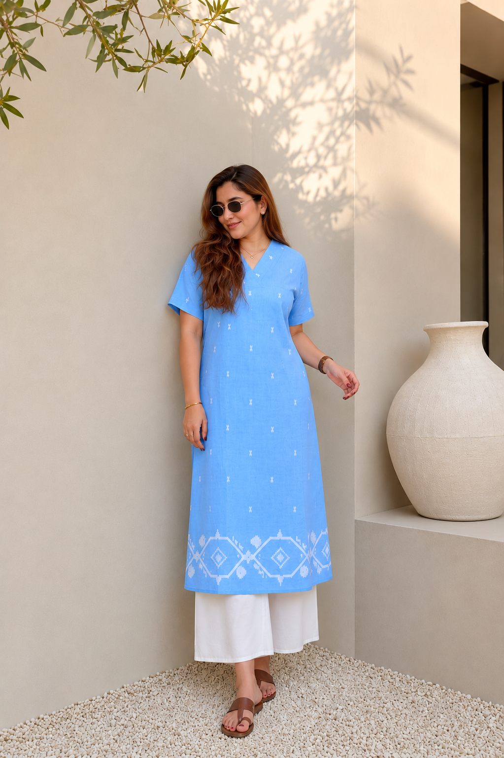 The Blue Loom Jamdani Set