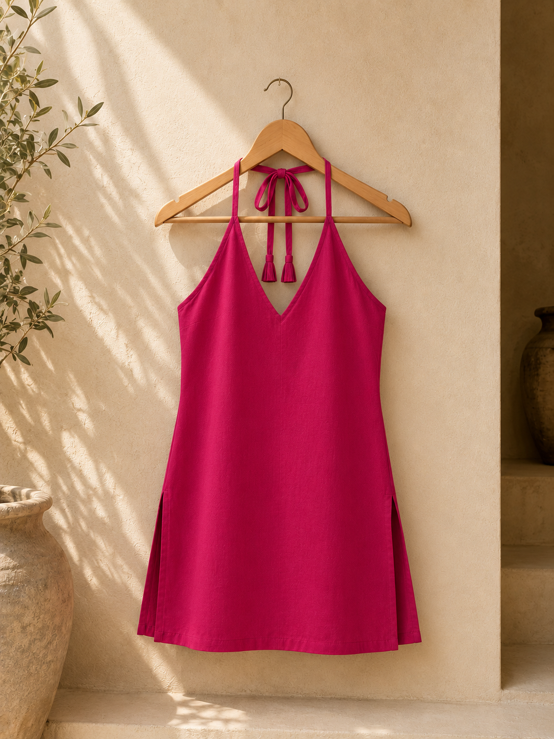 Bloom Halter Neck Kurta