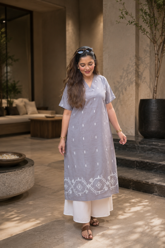 Evara Jamdani Set
