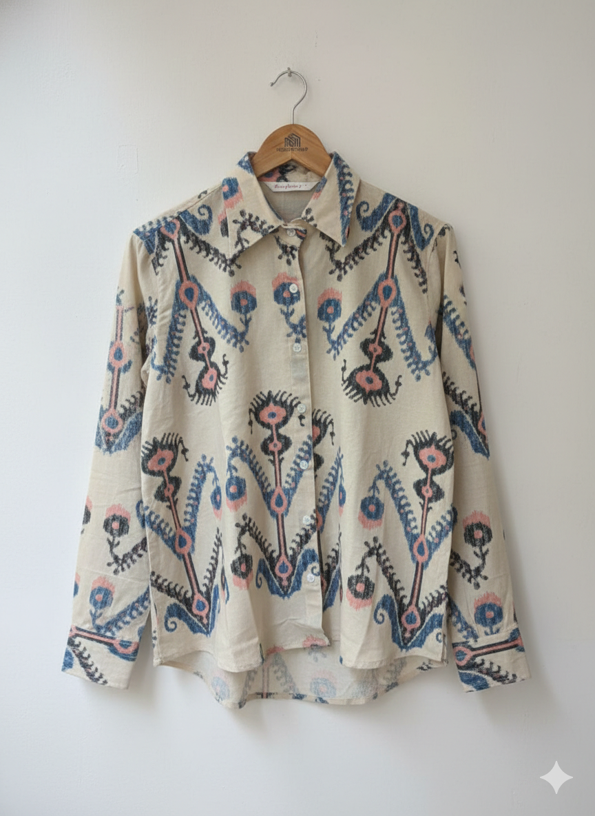 The Ivory Nomad Cotton Shirt