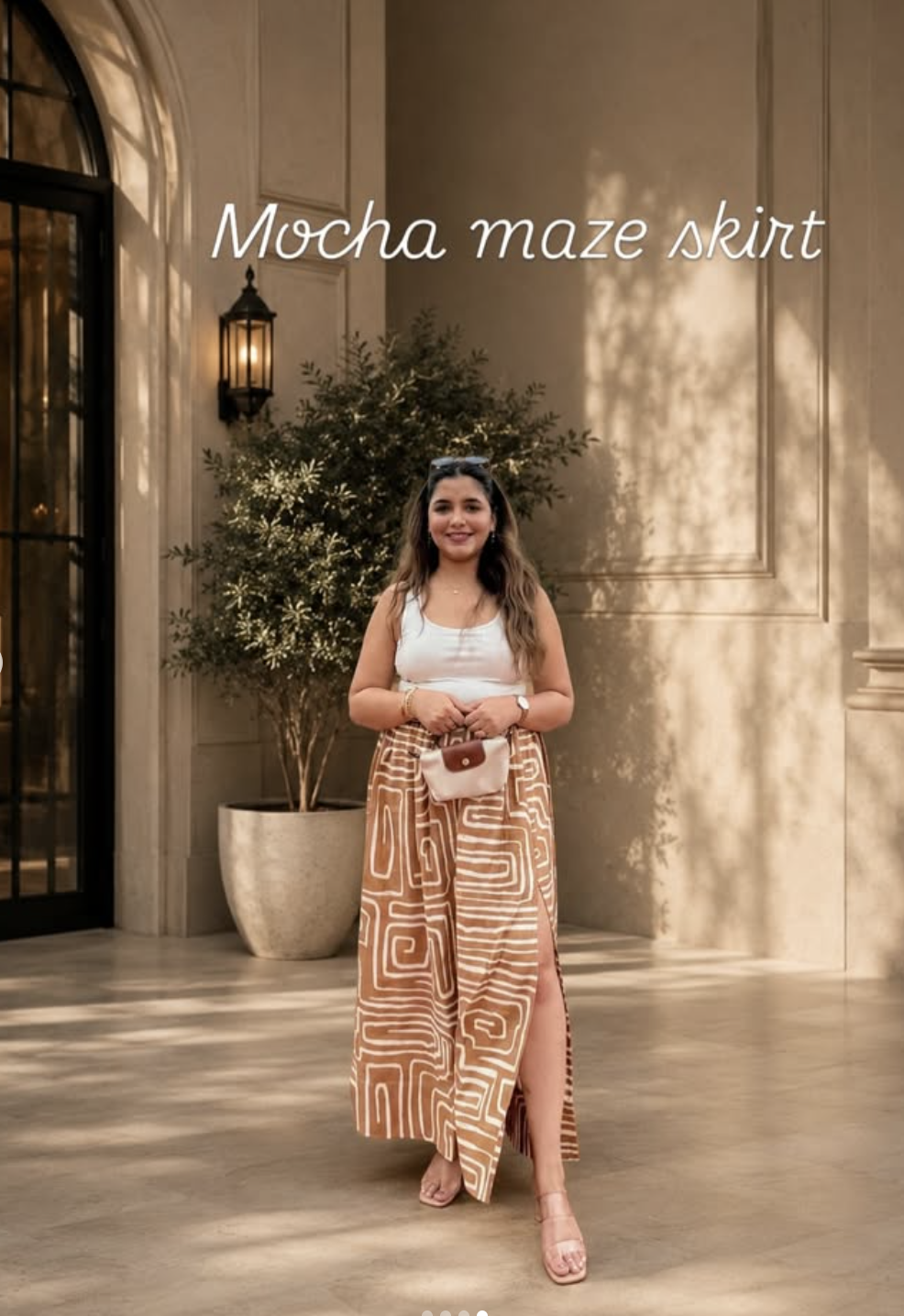 Mocha Maze Skirt