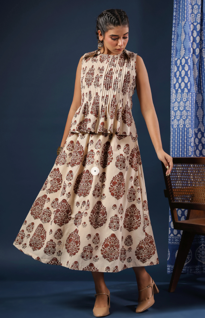 Ivory Whisper Skirt Co-ord