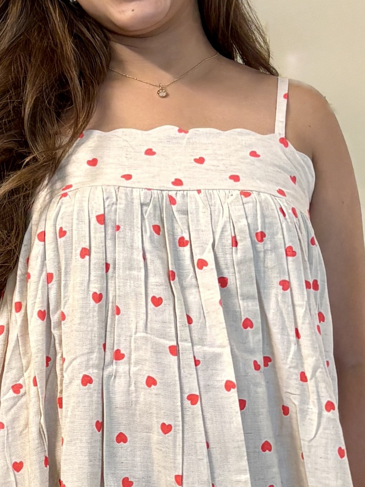 Heart Print Dress